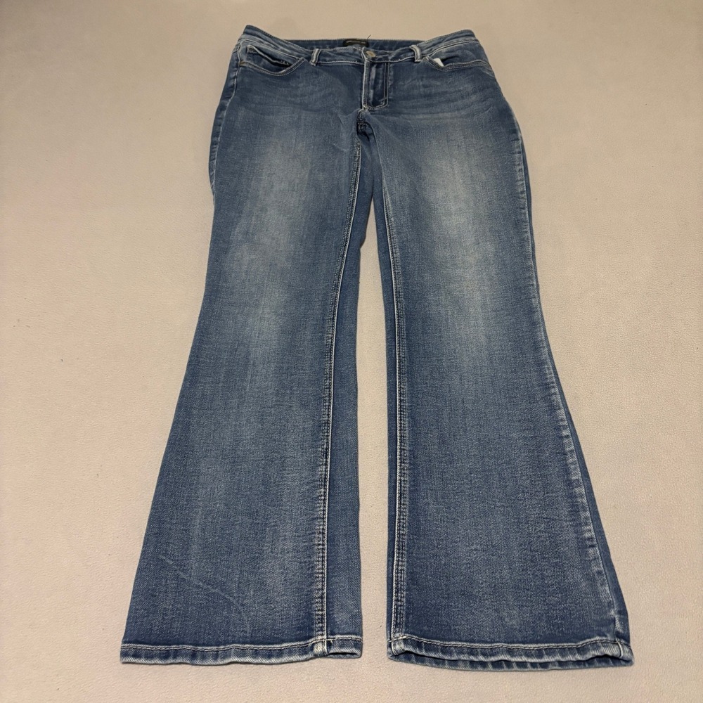 Warehouse One Baby Boot Jeans Womens Size 32 Regular Blue Denim Bootcut Casual